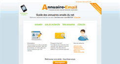 Desktop Screenshot of annuaire-email.net